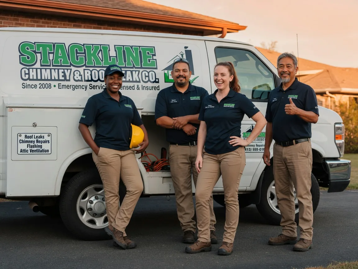 Chimney flashing repair company in Norcross, MN